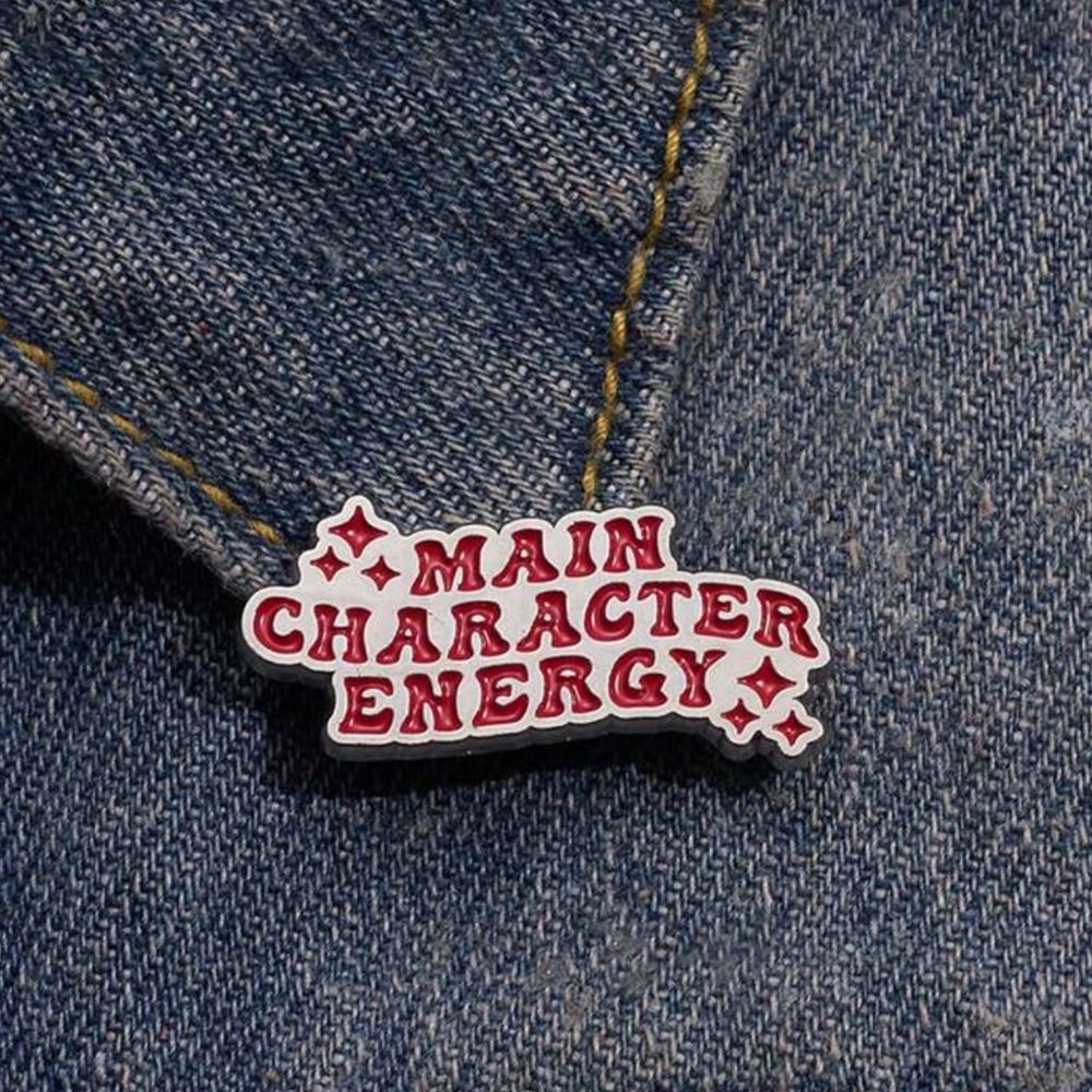 NEW| Main Character Energy Enamel Brooch Pin